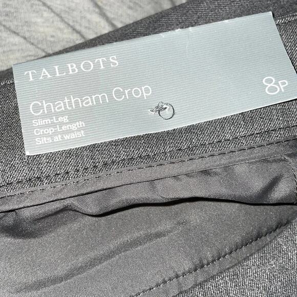 Talbot’s Women’s Chatham Crop Pants Size 8P in Gray New / NWT - Picture 5 of 9